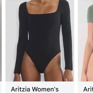 Babaton black One Piece Bodysuit